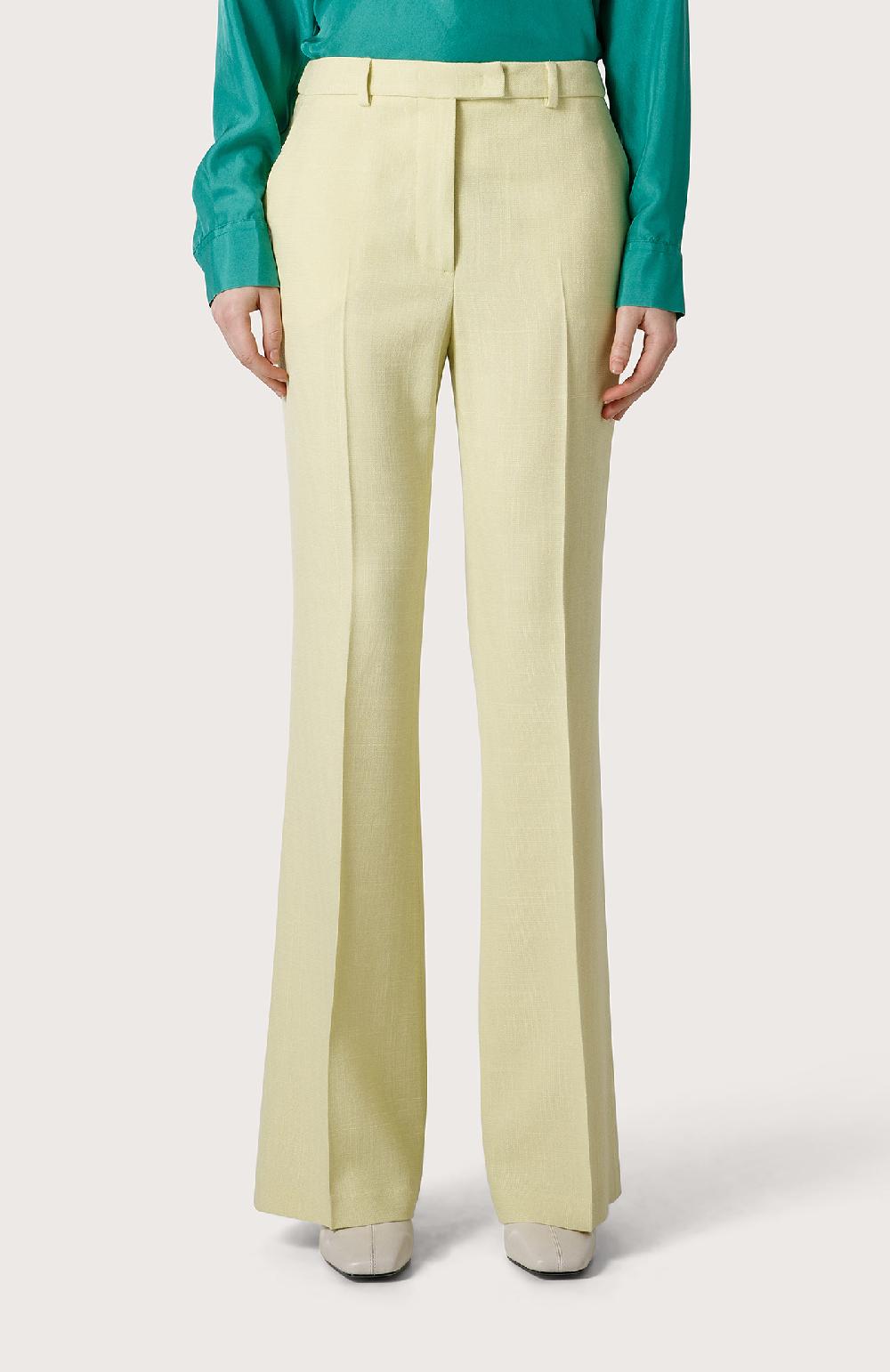Seventy Pantalone in lana e viscosa - Col. Giallo Rilascio limitato