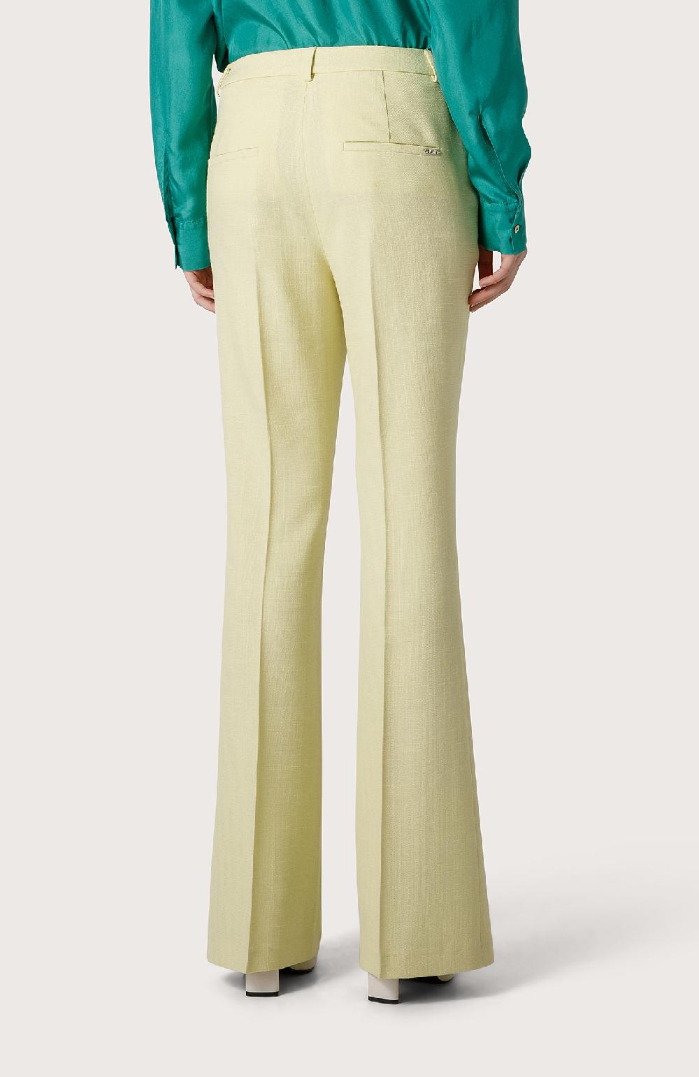 Seventy Pantalone in lana e viscosa - Col. Giallo Rilascio limitato