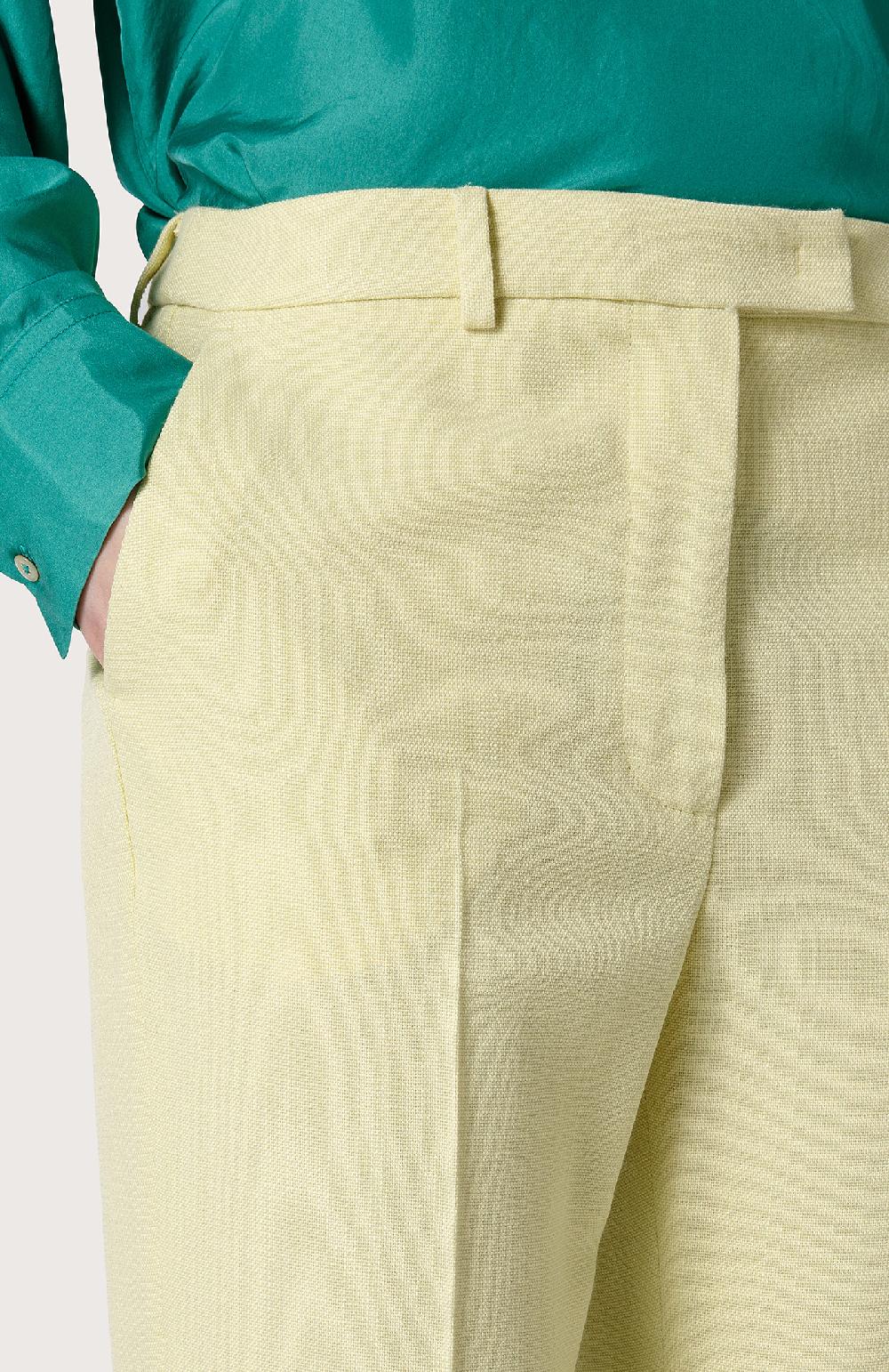 Seventy Pantalone in lana e viscosa - Col. Giallo Rilascio limitato