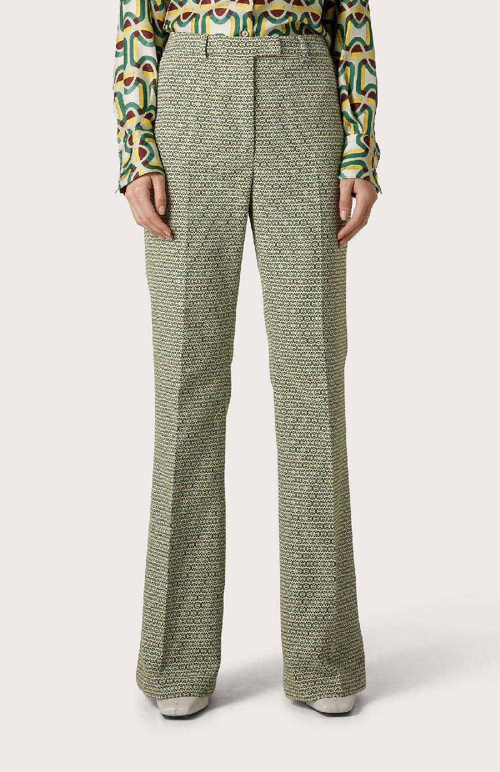 Seventy Pantalone stretch mini flare - Col. Verde ACQUISTA ORA