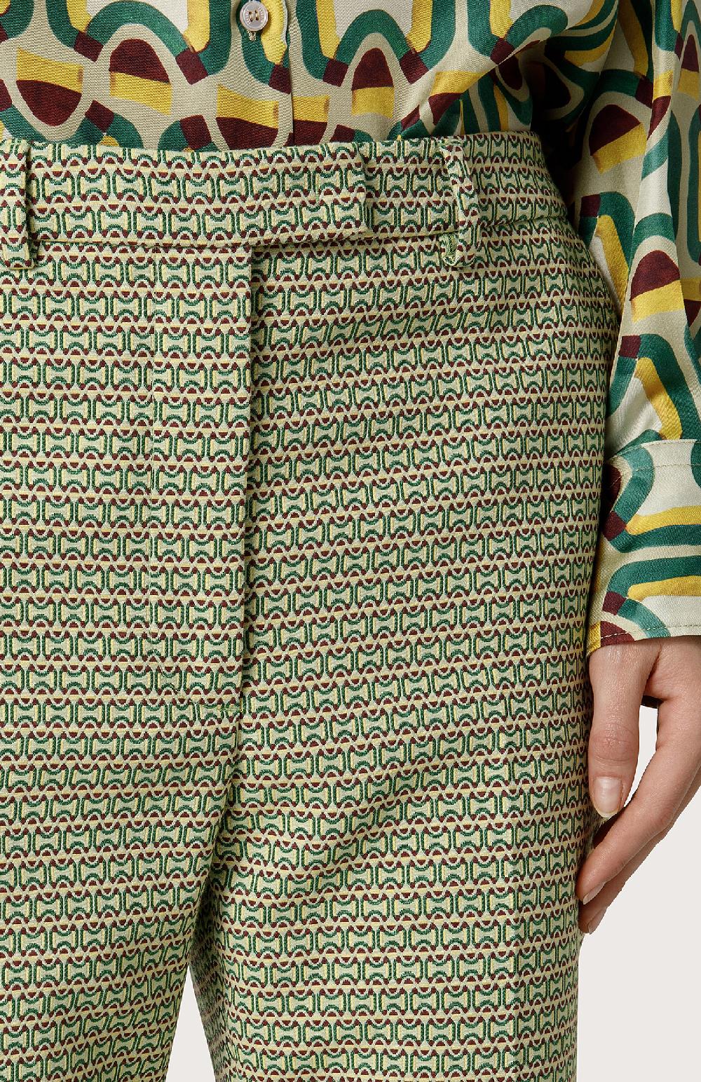 Seventy Pantalone stretch mini flare - Col. Verde ACQUISTA ORA
