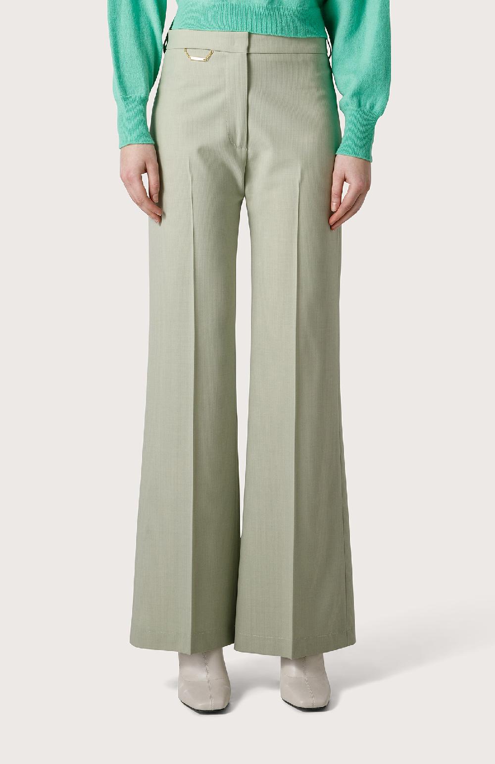 Seventy Pantalone a vita alta stretch - Col. Verde Latest stili