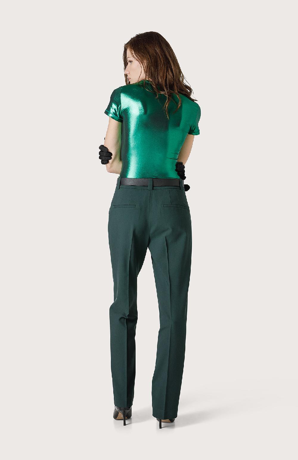 Seventy Pantalone chino in tricotina stretch - Col. Verde Ultimi due giorni
