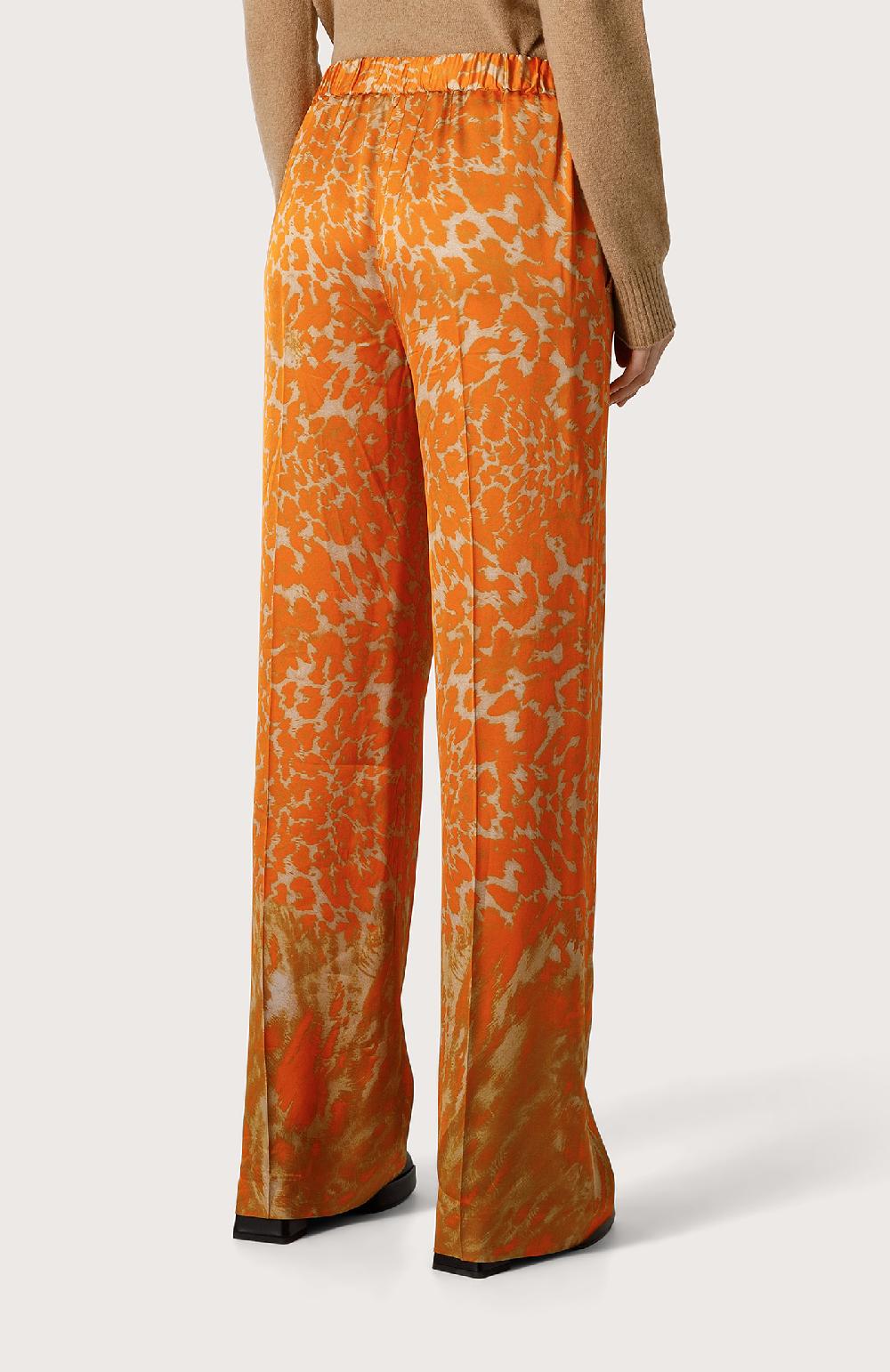 Seventy Pantalone in raso - Col. Arancione Promozione temporanea