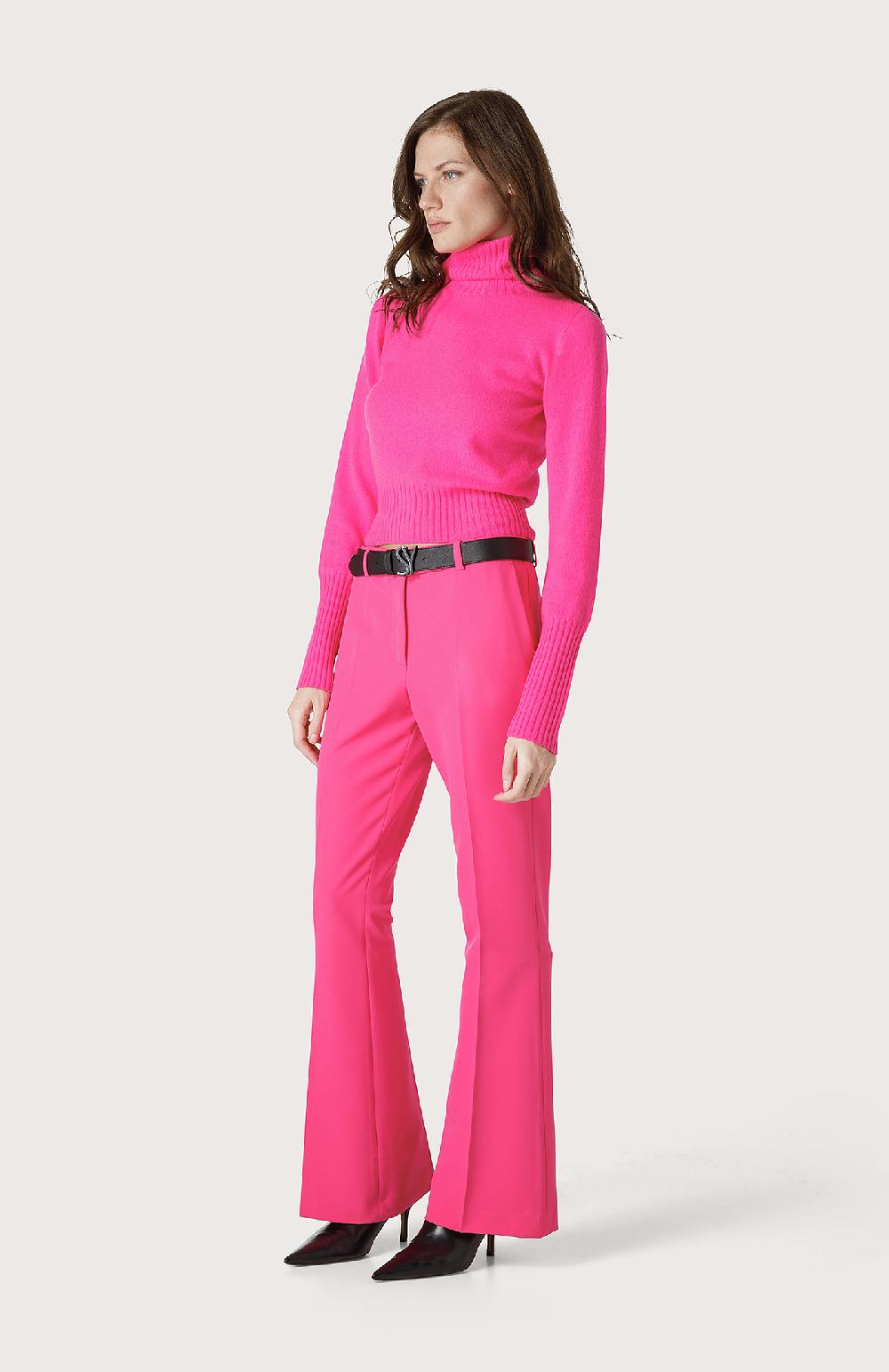 Seventy Pantalone chino a zampa - Col. Rosa Fino al 60% di sconto