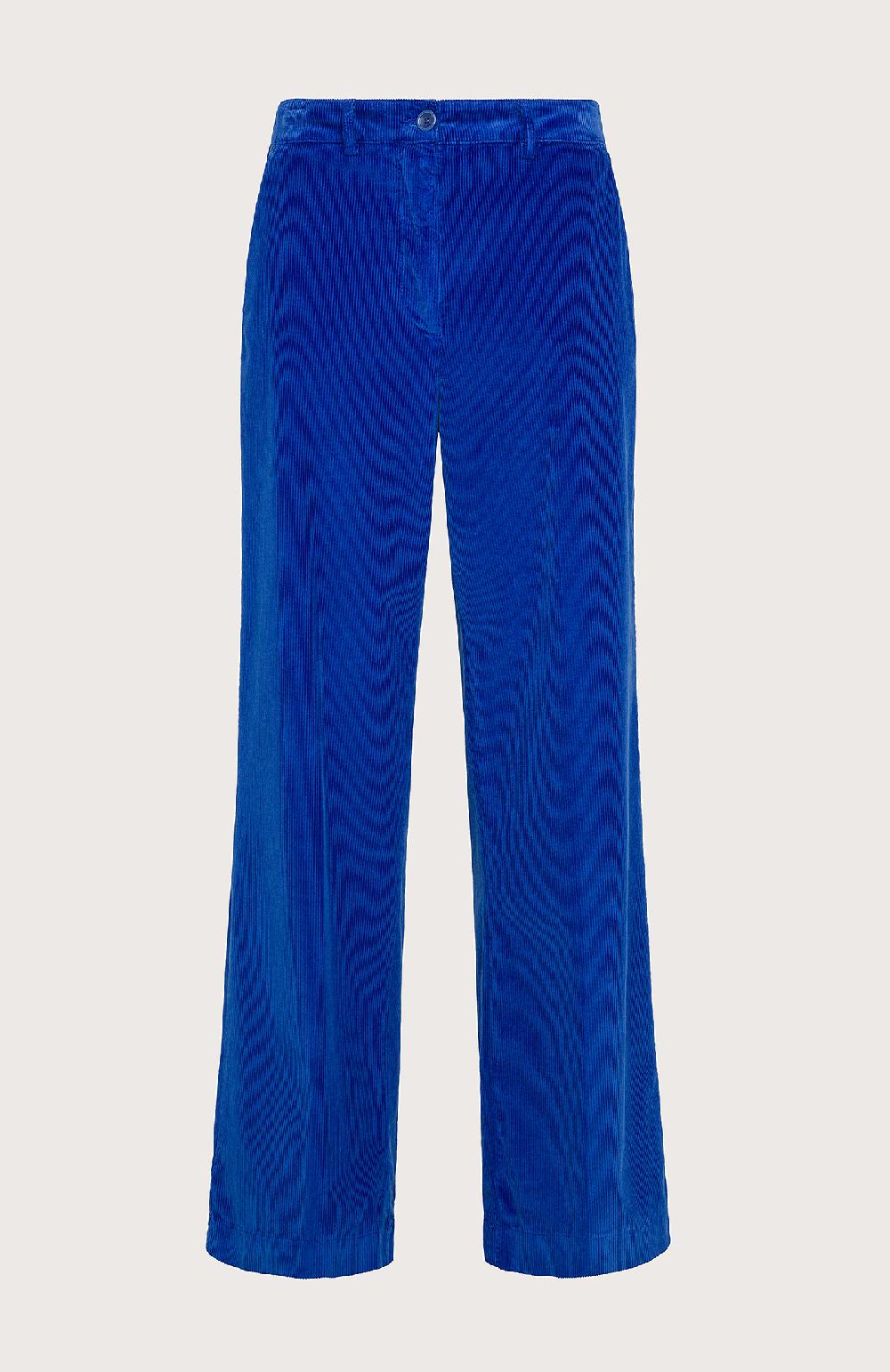 Seventy Pantalone chino in velluto a righe - Col. Blu Fino al 55% di sconto