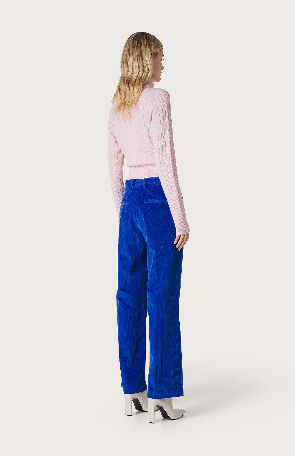 Seventy Pantalone chino in velluto a righe - Col. Blu Fino al 55% di sconto