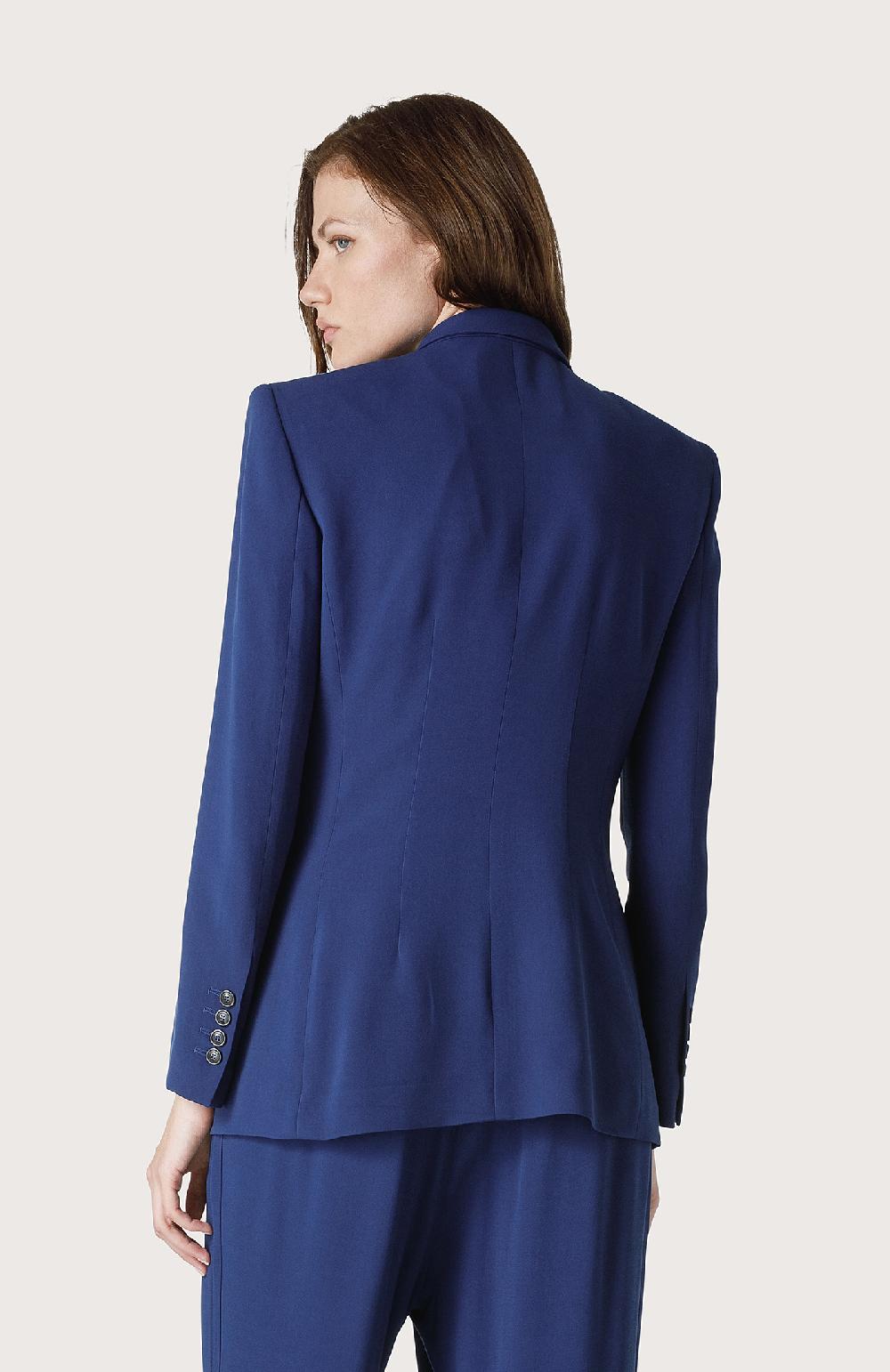 Seventy Pantalone palazzo a tinta unita - Col. Blu Solo un giorno rimasto