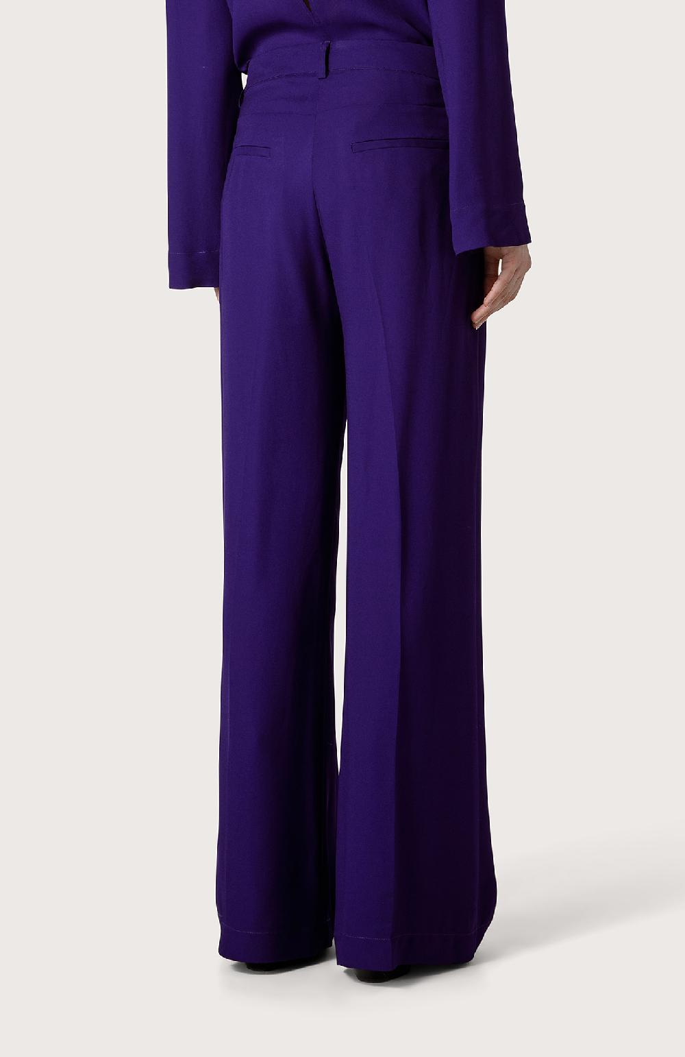 Seventy Pantalone a vita alta - Col. Viola 50% di sconto con spedizione gratuita