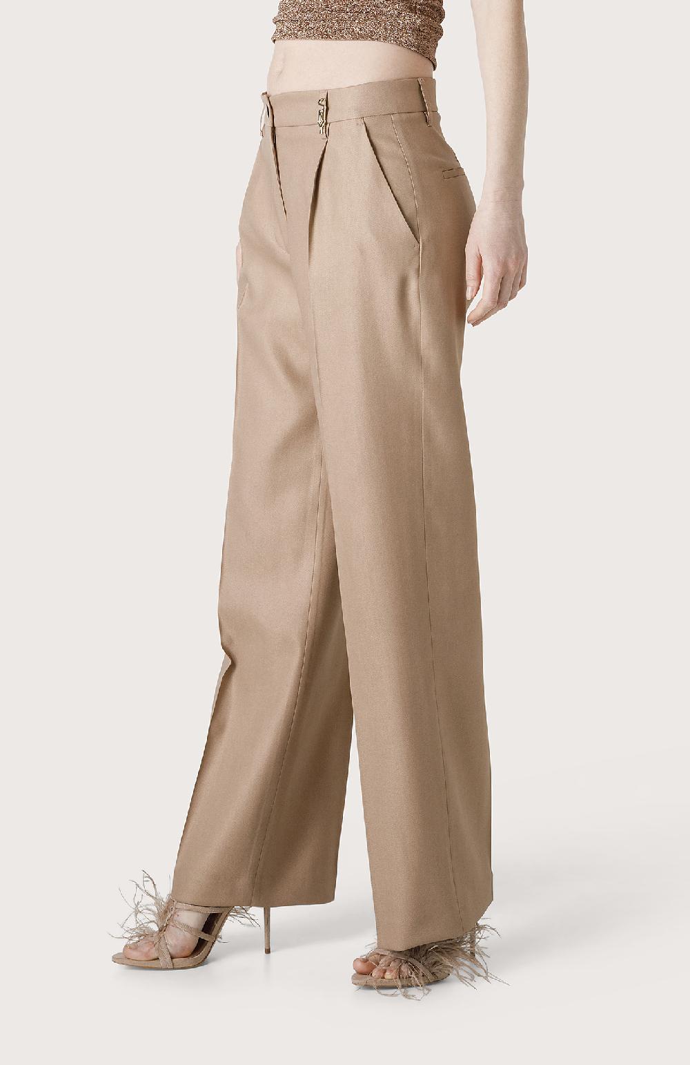 Seventy Pantalone con logo dorato - Col. Neutro Limitato a 3 giorni