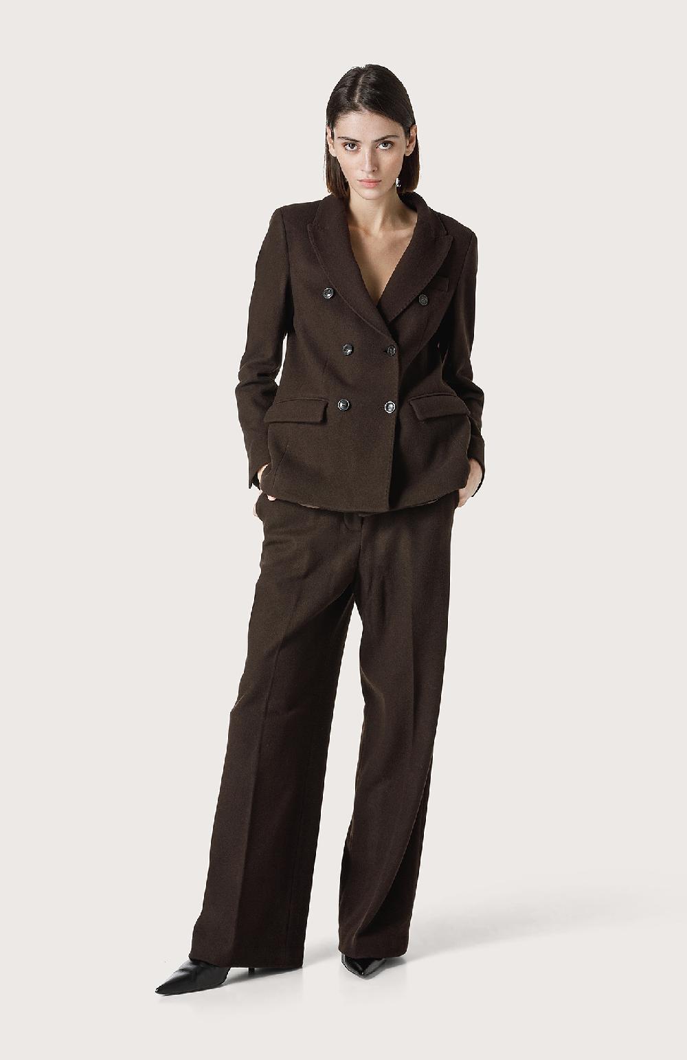 Seventy Pantalone con cinturino annodabile - Col. Marrone Black Friday Prezzi
