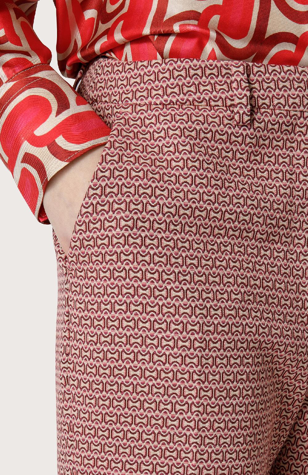 Seventy Pantalone stretch mini flare - Col. Rosa 50% di sconto per tempo limitato
