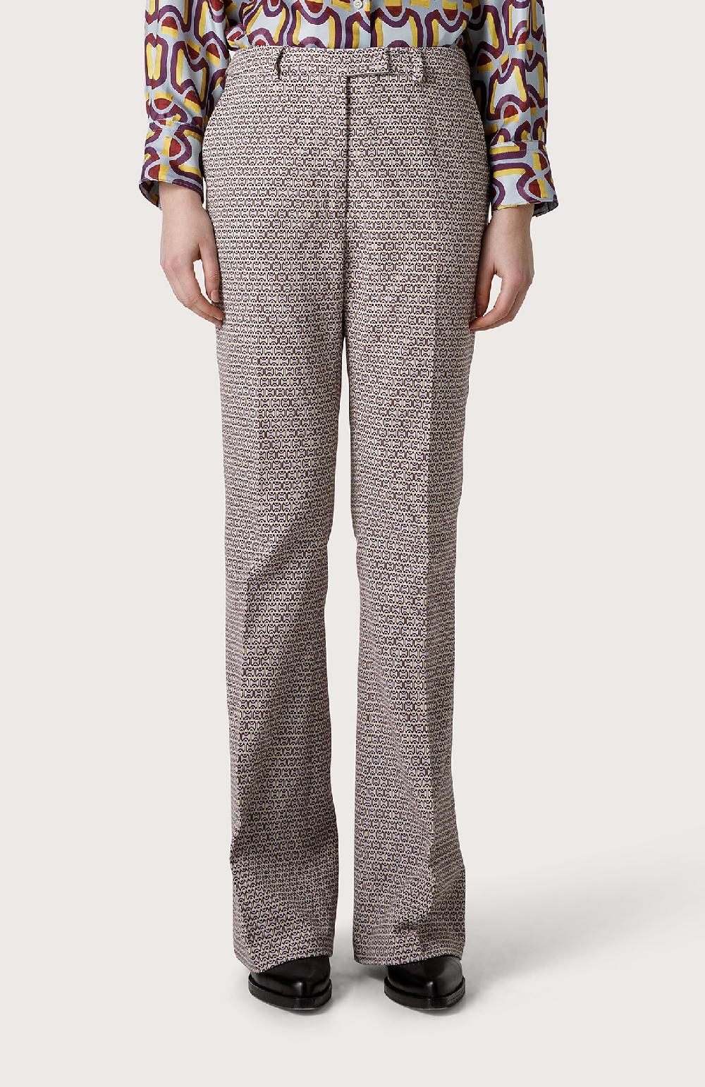 Seventy Pantalone stretch mini flare - Col. Viola Sconti questo mese