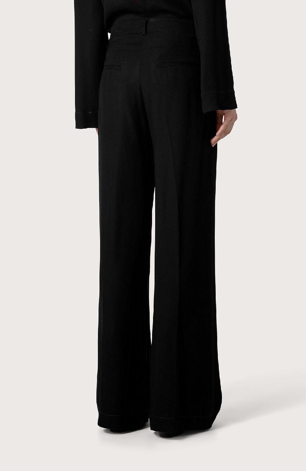 Seventy Pantalone a vita alta - Col. Nero In Linea