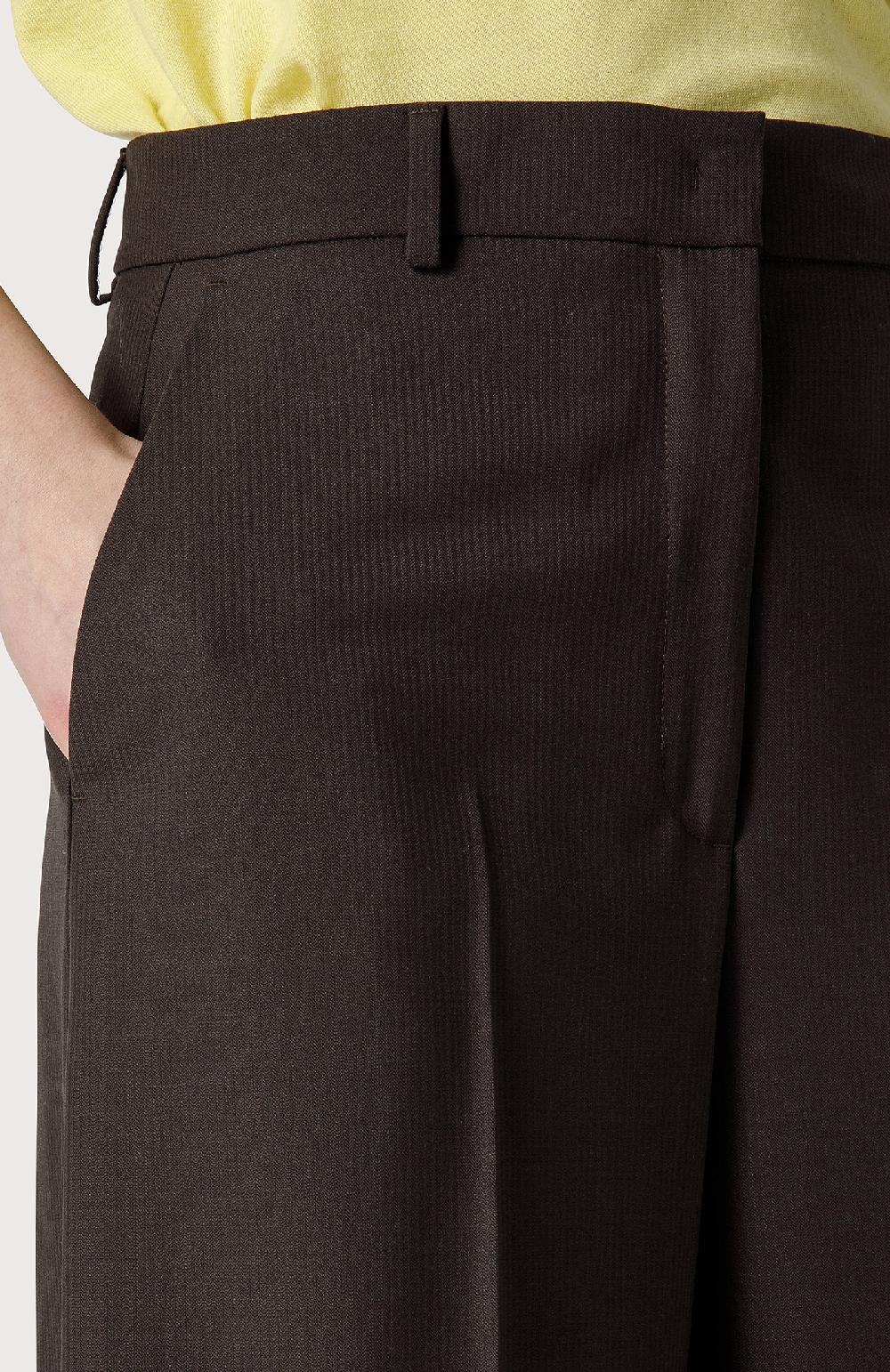 Seventy Pantalone con gamba larga - Col. Marrone Qualità