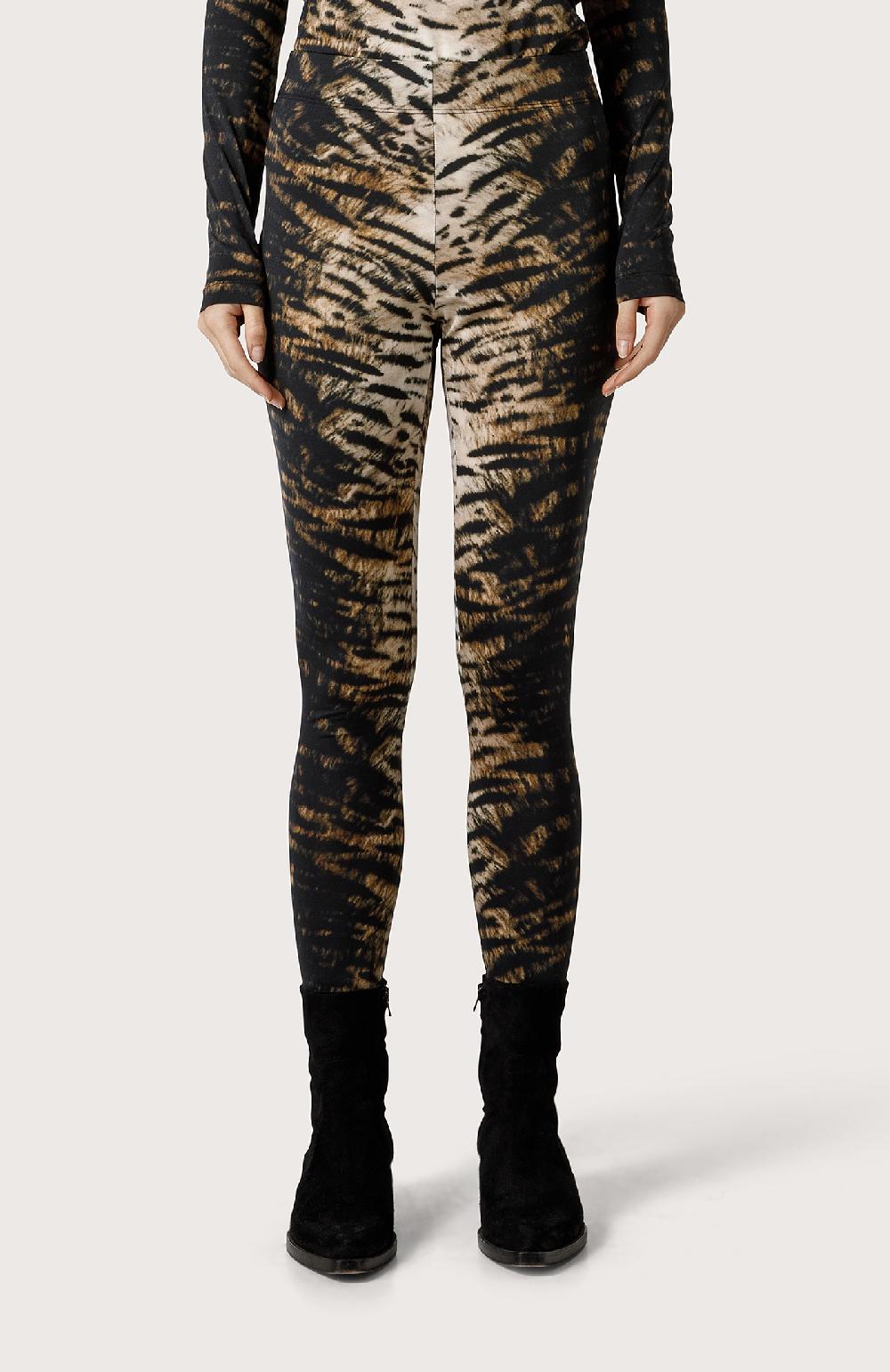 Seventy Legging in jersey animalier - Col. Neutro Spedizione Gratuita