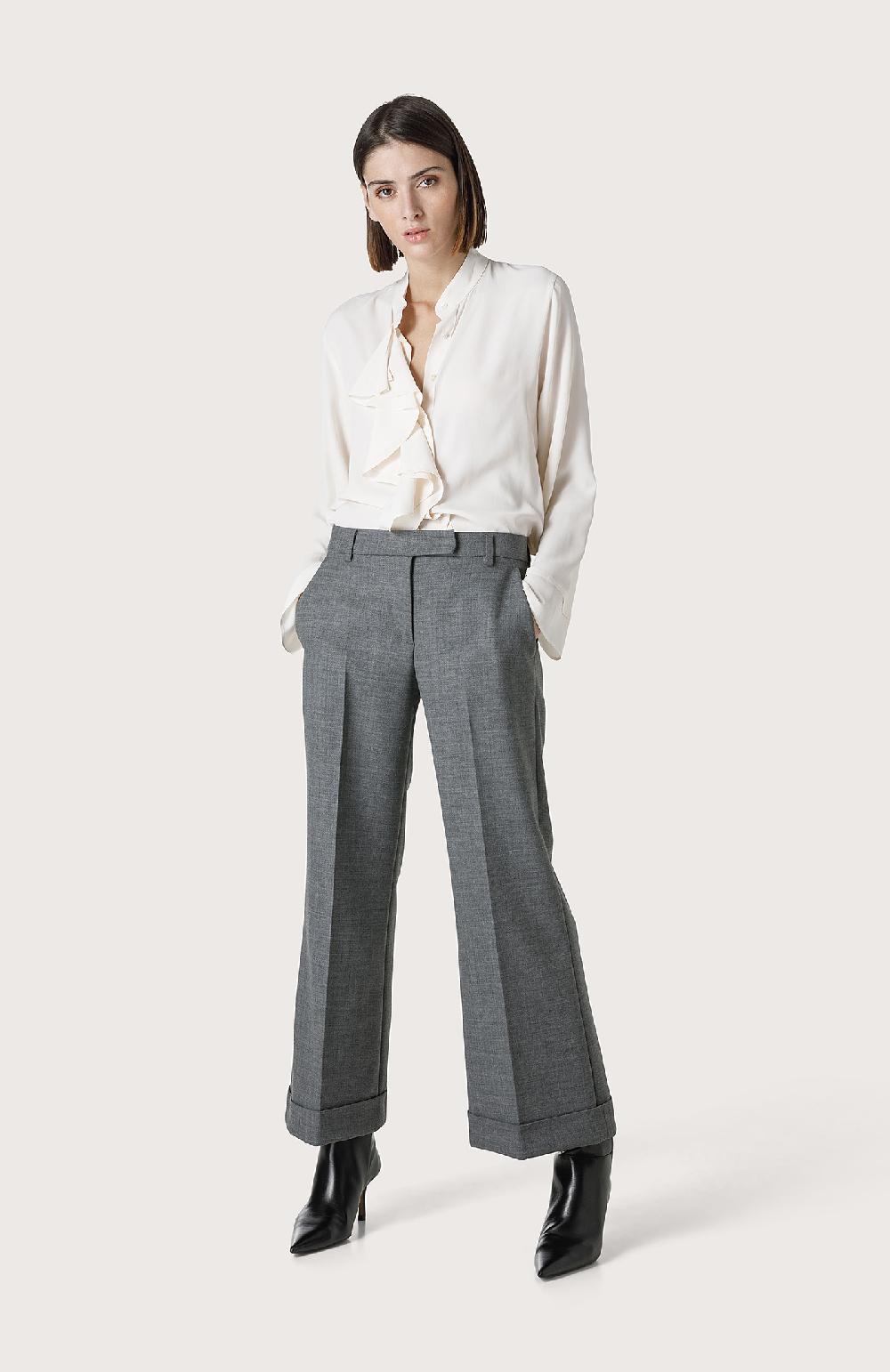 Seventy Pantalone largo svasato - Col. Grigio Qualità Garantita