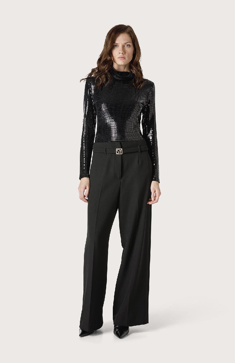 Seventy Pantalone con cinturino logato - Col. Nero Convenienza