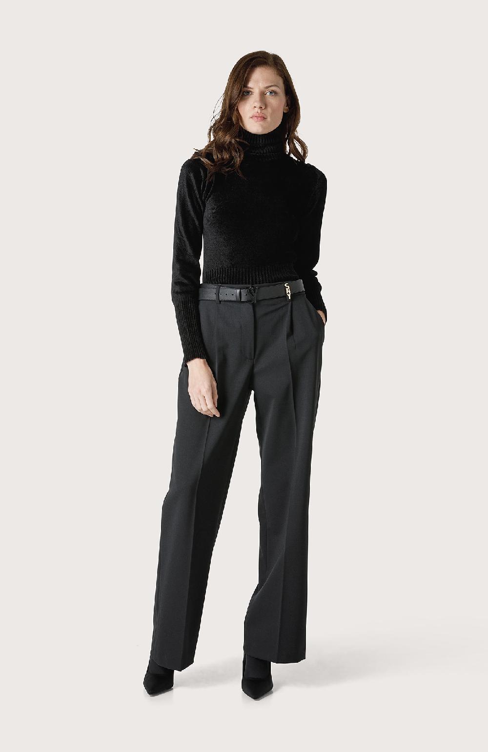 Seventy Pantalone lungo con pence - Col. Nero Economico