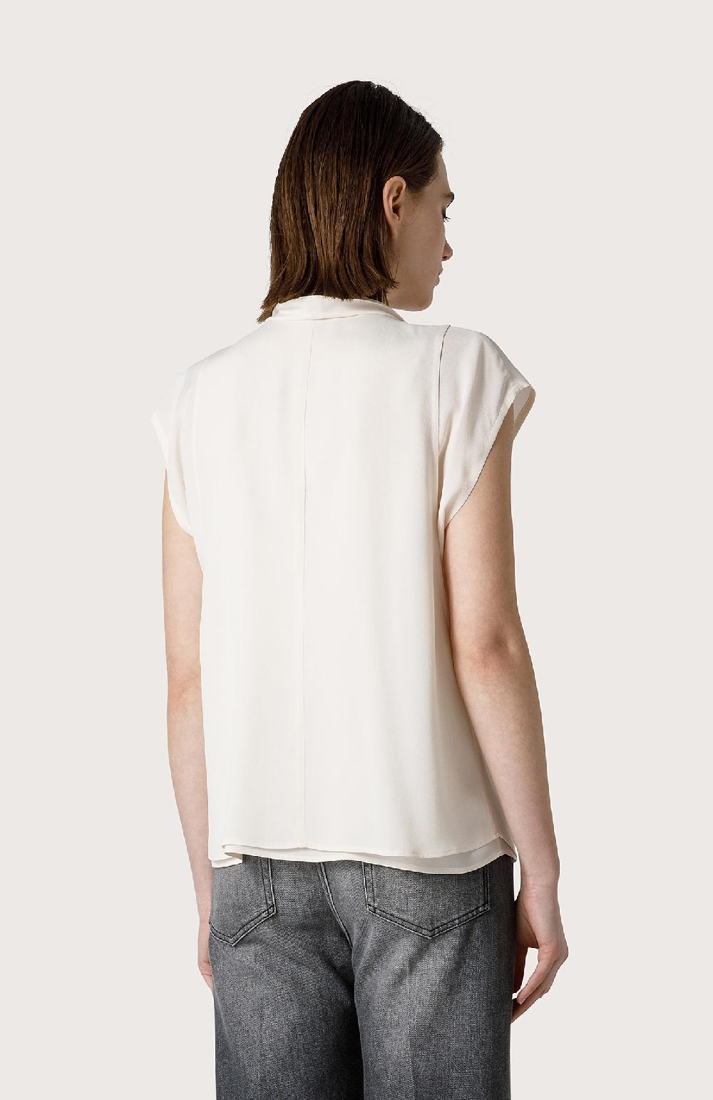 Seventy Camicia in misto seta - Col. Bianco Offerte
