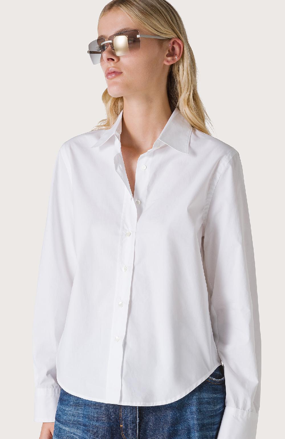 Seventy Camicia con collo alla francese - Col. Bianco Hotsell