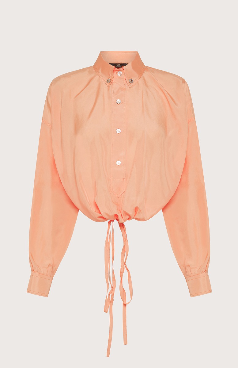 Seventy Camicia in seta con nastro - Col. Arancione I Più Venduti