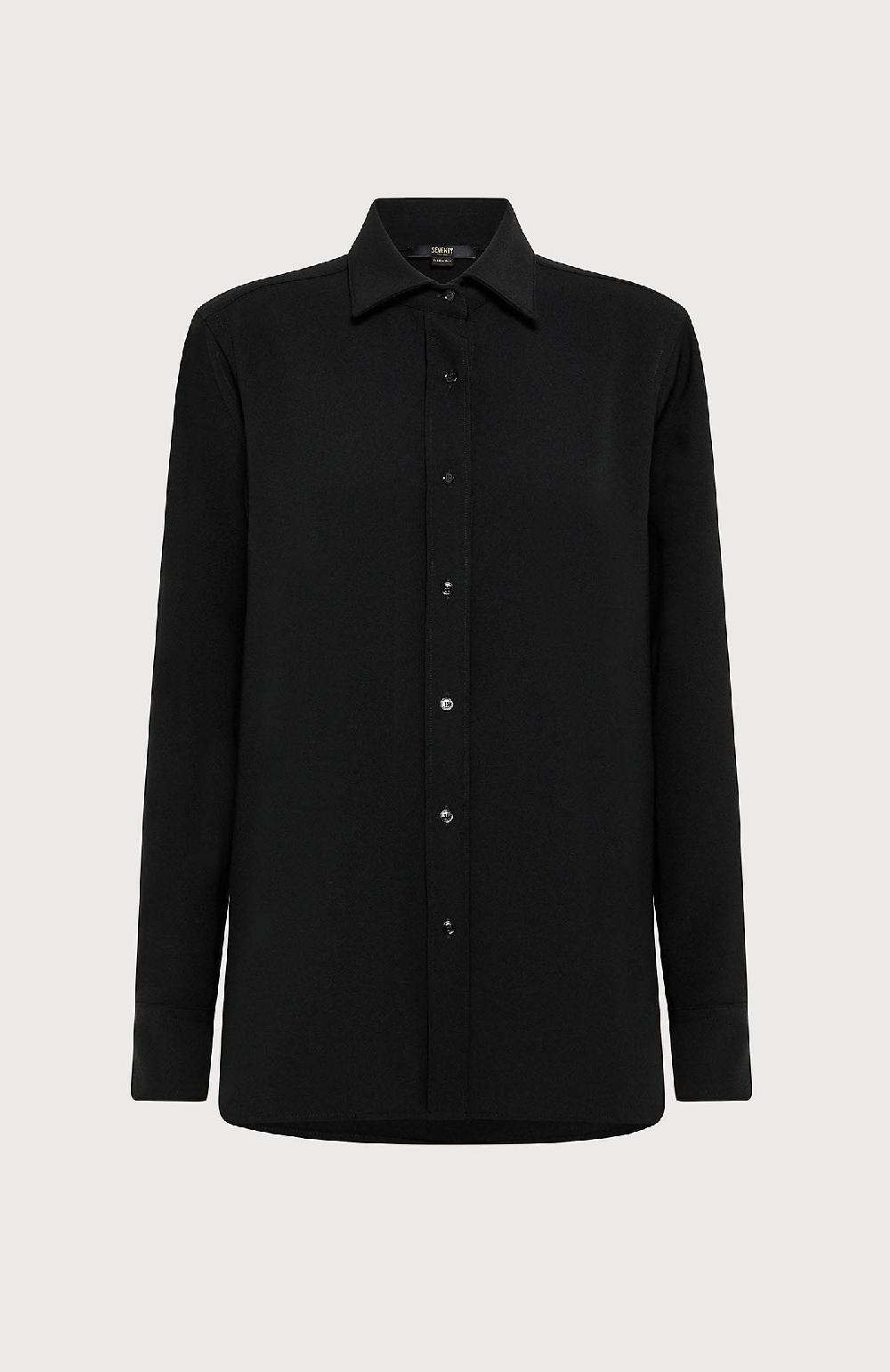 Seventy Camicia in cady stretch - Col. Nero Offerta Pasqua