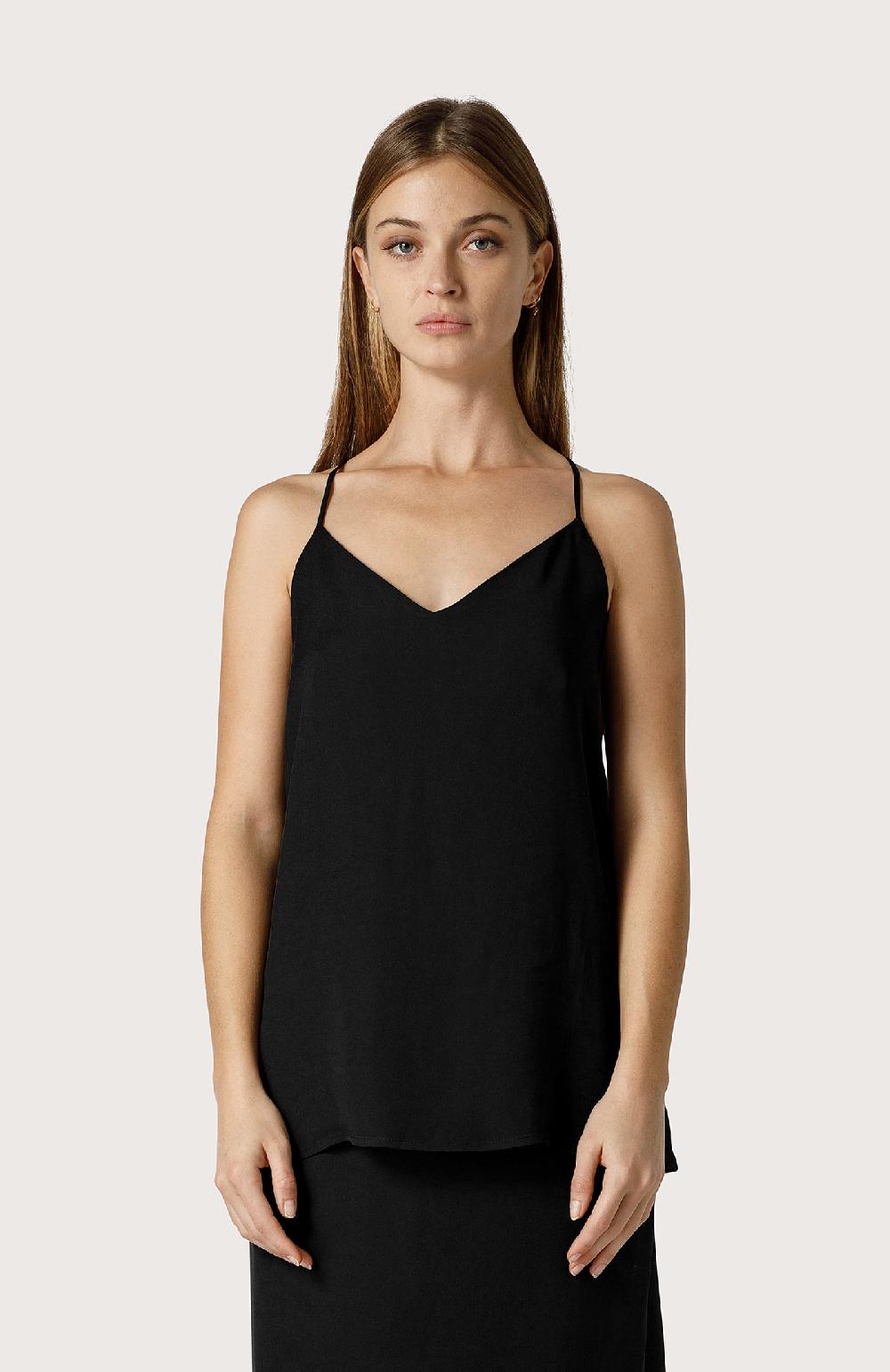Seventy Top in cady leggero - Col. Nero Offerta migliore