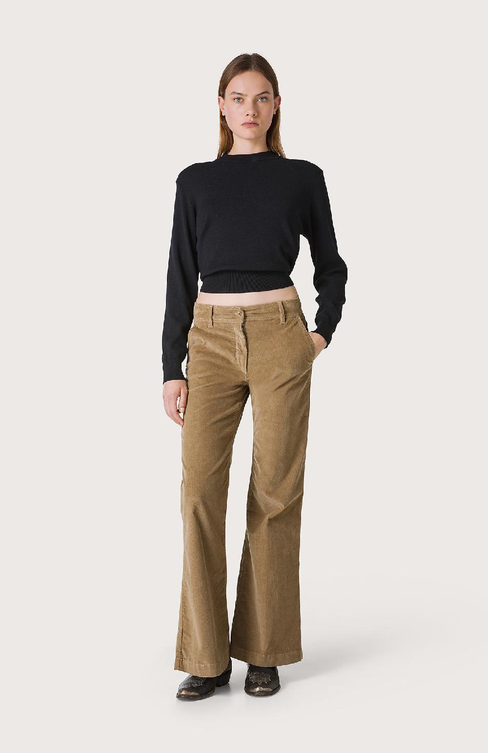 Seventy Pantalone velluto a zampa - Col. Neutro Offerte giornaliere