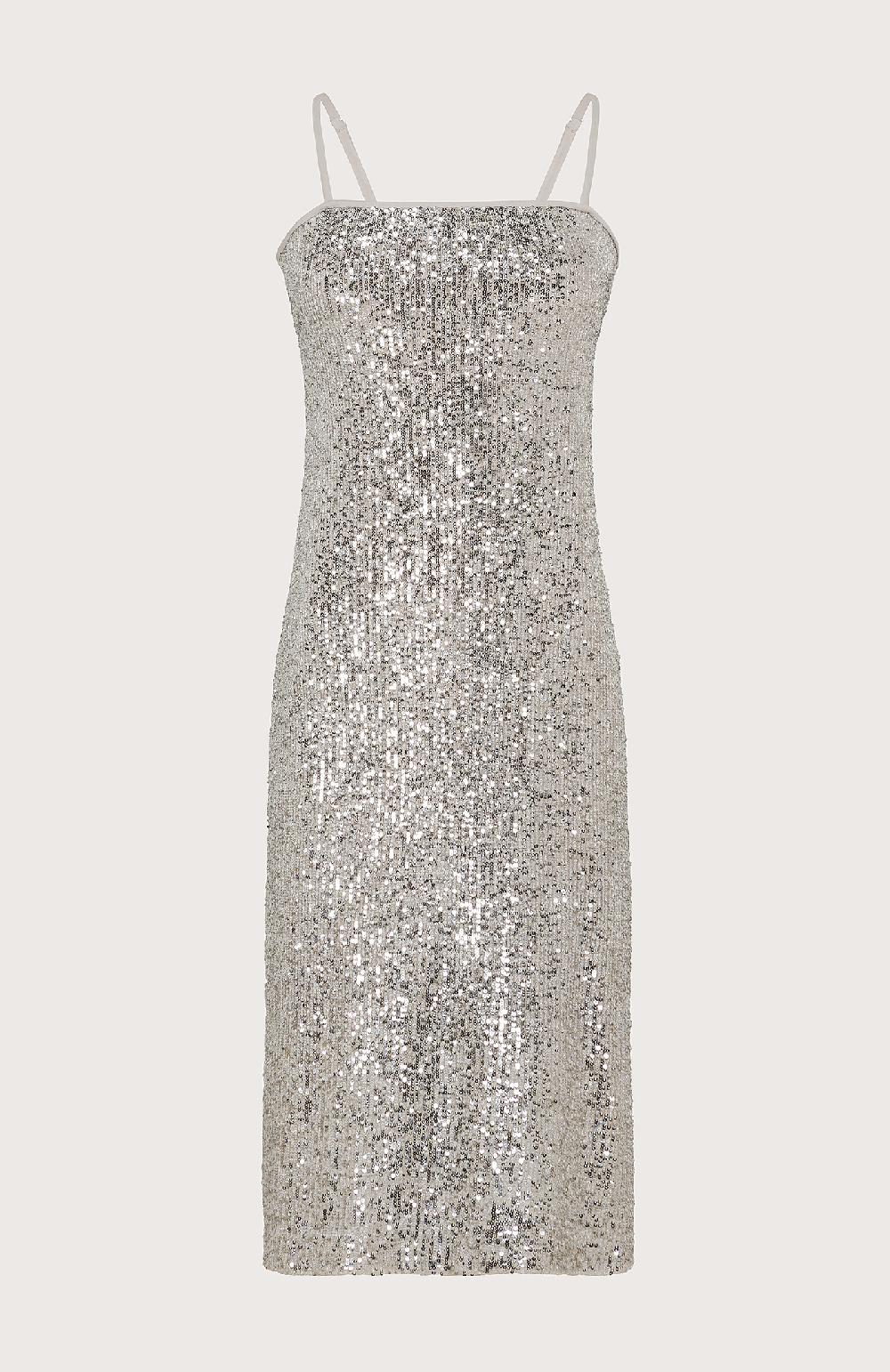 Seventy Abito in tulle con paillette - Col. Neutro Offerte speciali