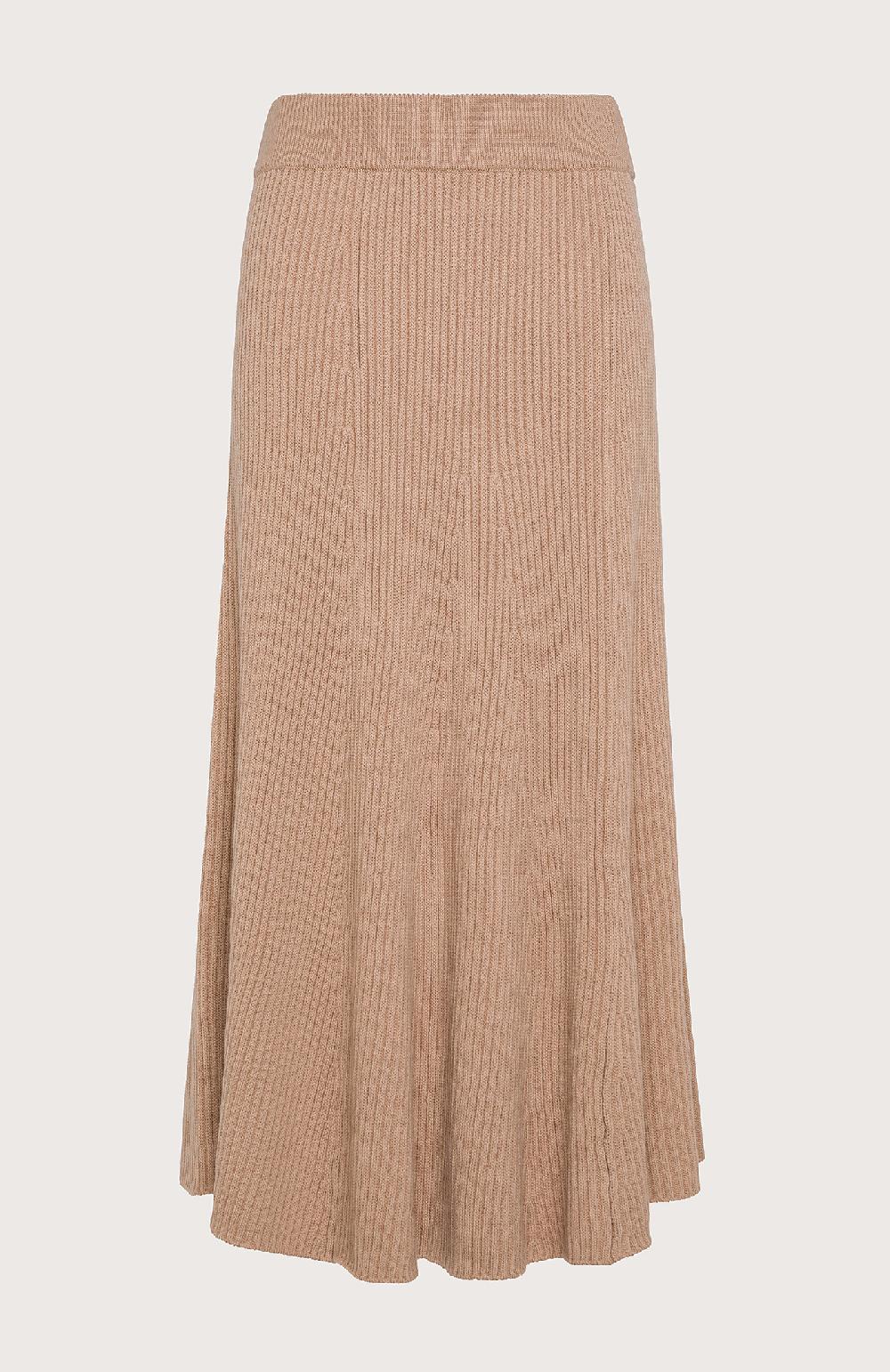 Seventy Gonna midi in maglia elasticata - Col. Neutro Ritorno libero
