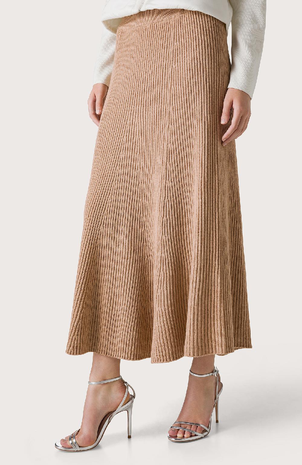 Seventy Gonna midi in maglia elasticata - Col. Neutro Ritorno libero