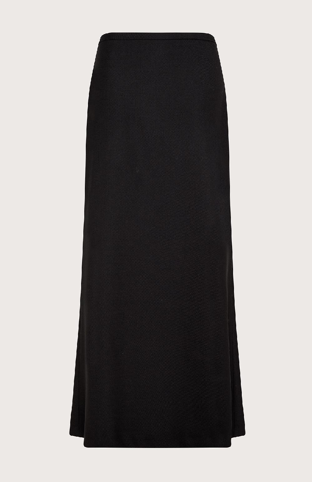 Seventy Gonna lunga in lana stretch - Col. Nero Promozione temporanea