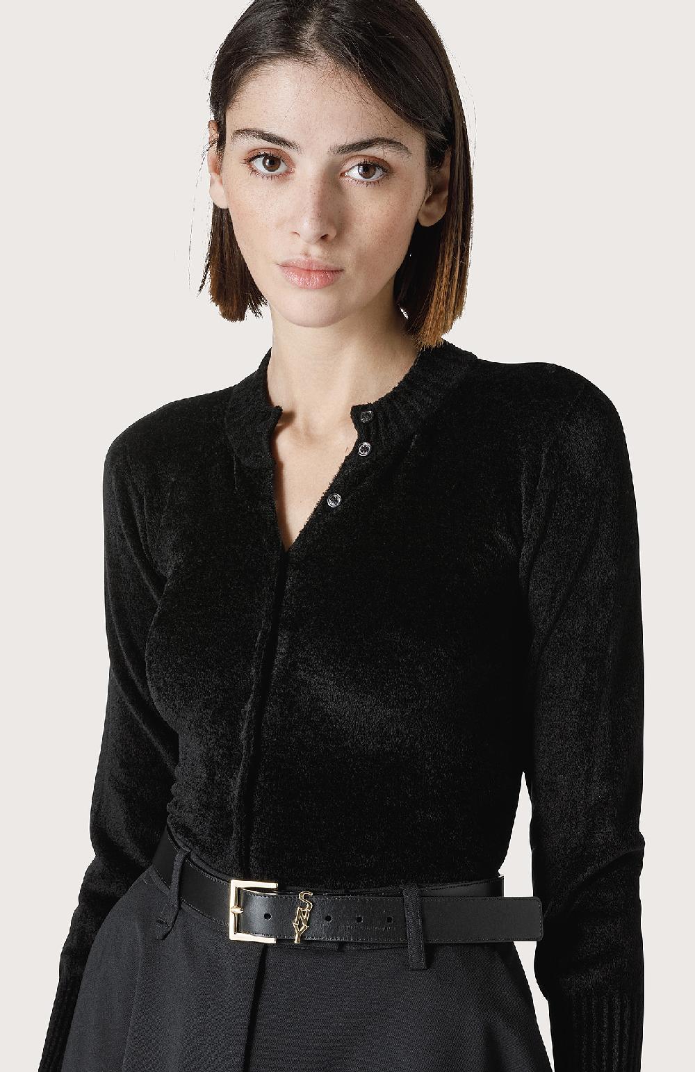 Seventy Gonna godet a mezza ruota - Col. Nero Fino al 60% di sconto