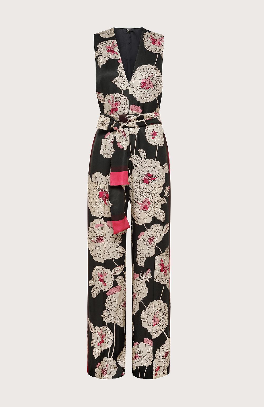 Seventy Tuta jumpsuit con fusciacca - Col. Nero Offerta speciale della fabbrica