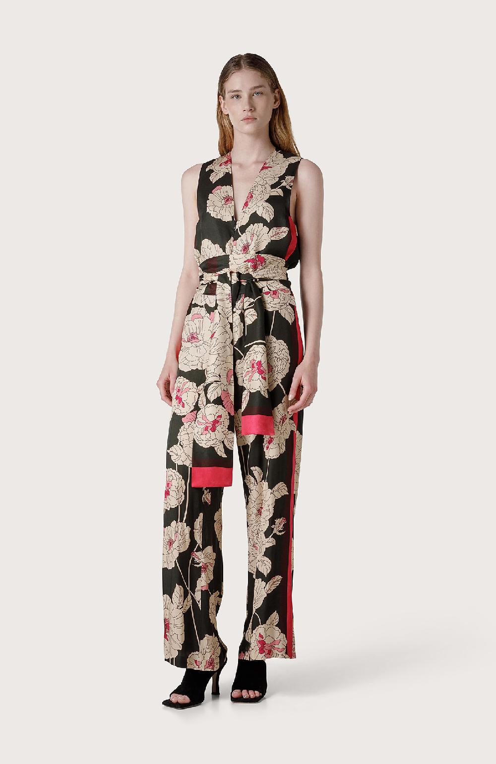 Seventy Tuta jumpsuit con fusciacca - Col. Nero Offerta speciale della fabbrica