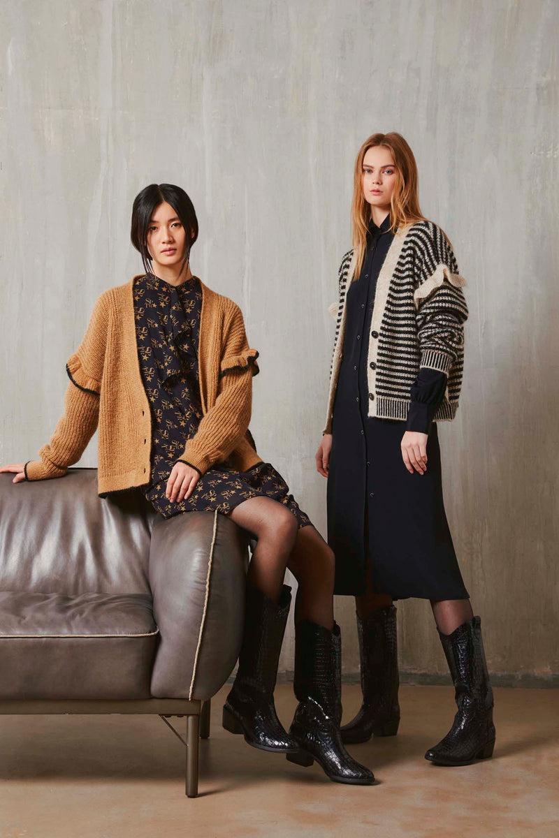 Shirtaporter CARDIGAN RUCHES Offerta Giorno del Papà