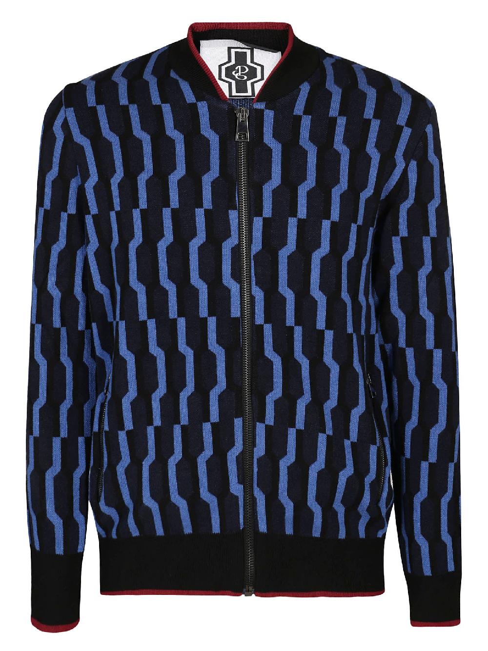 Stories Milano BOMBER ZIP – MONOGRAM OBSESSION – OCEAN Offerta esclusiva