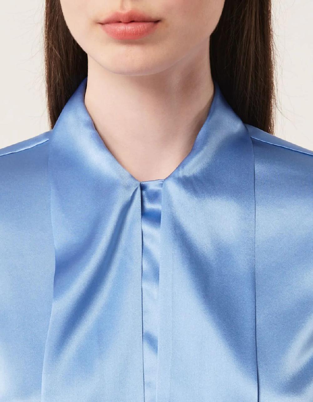 Xacus Camicia Polvere Seta Tinta Unita Offerta migliore
