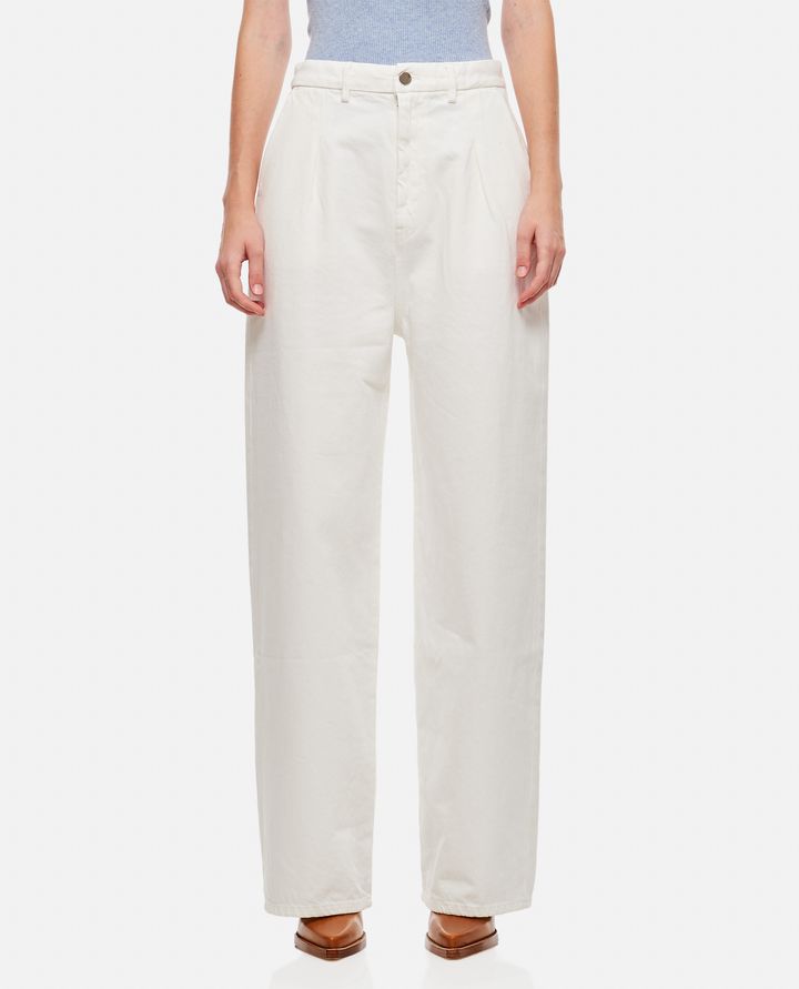 Loulou Studio PANTALONI IN DENIM A GAMBA LARGA Offerta temporanea