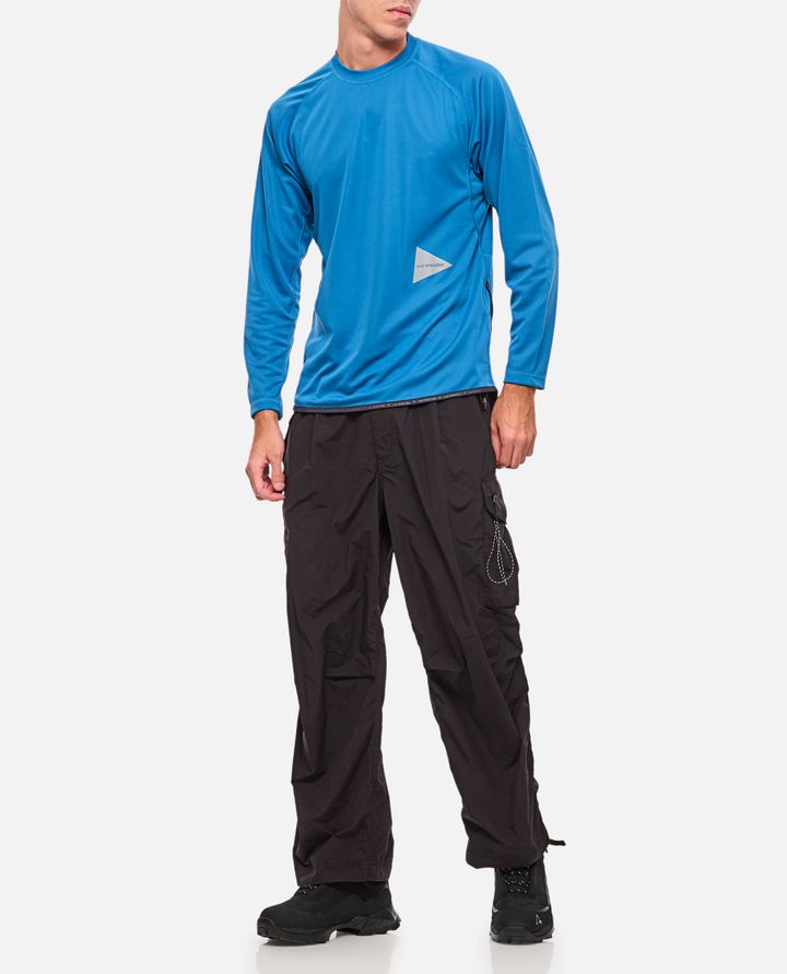 And Wander MAGLIETTA MANICHE LUNGHE DRY JERSEY RAGLAN Negozi Online