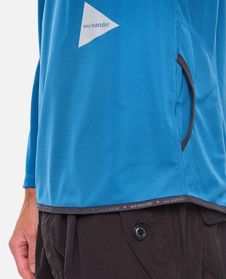 And Wander MAGLIETTA MANICHE LUNGHE DRY JERSEY RAGLAN Negozi Online