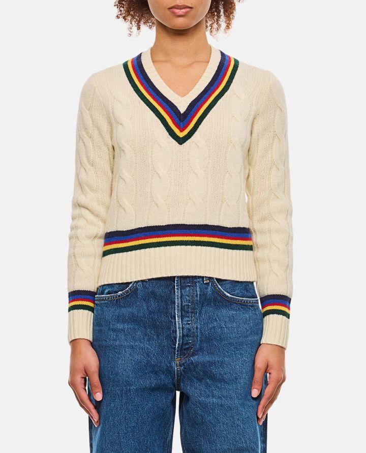 Polo Ralph Lauren MAGLIA A V CON TRECCE