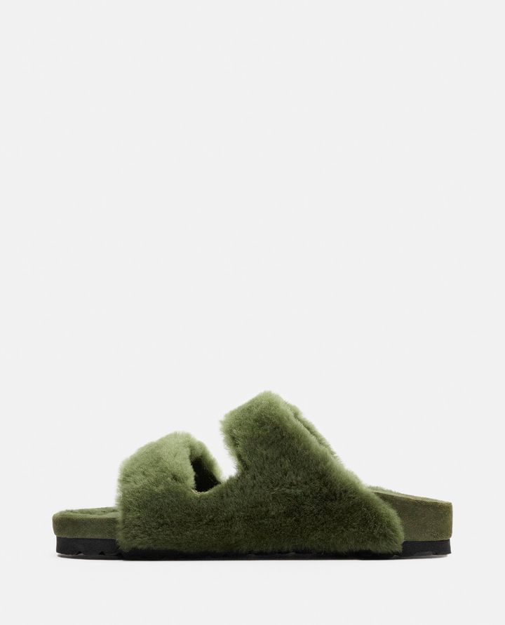 Birkenstock 1774 SANDALI ARIZONA SHEARLING BIG BUCKLE VERDI DA DONNA BIRKENSTOCK 1774 2025