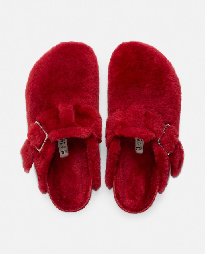 Birkenstock 1774 SABOT BOSTON SHEARLING ROSSI DA DONNA - BIRKENSTOCK 1774 In Linea