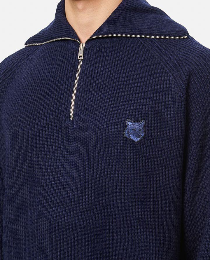 Maison Kitsuné MAGLIONE CON PATCH VOLPE Offerta migliore