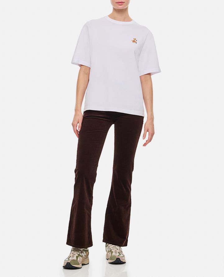 Maison Kitsuné T-SHIRT CON PATCH VOLPE Presa