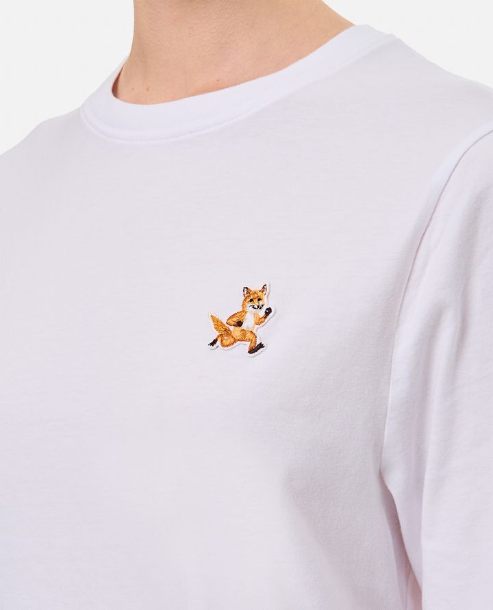 Maison Kitsuné T-SHIRT CON PATCH VOLPE Presa
