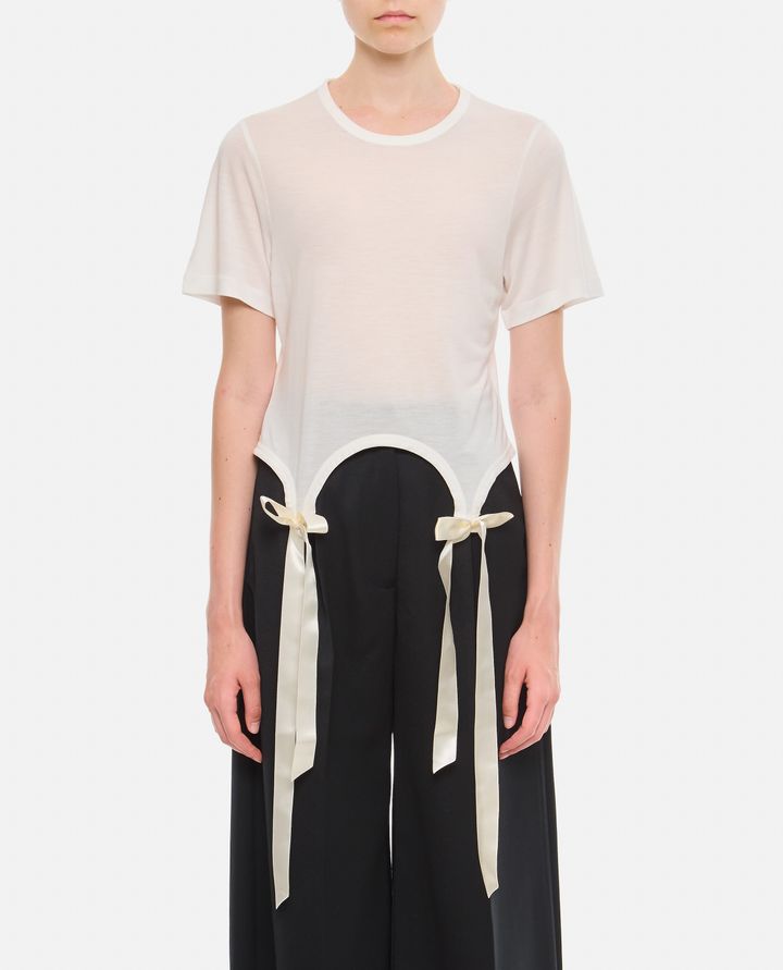 Simone Rocha T-SHIRT CON FIOCCHI Vendite Flash