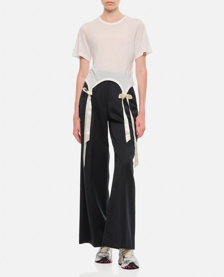 Simone Rocha T-SHIRT CON FIOCCHI Vendite Flash